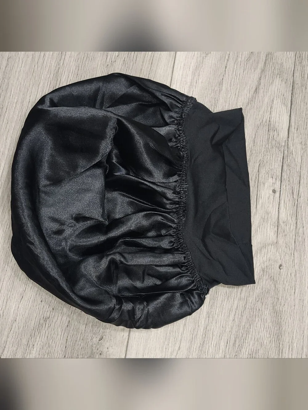NWOT Satin Hair Bonnet  Elastic Wide Band Silk Sleep Cap